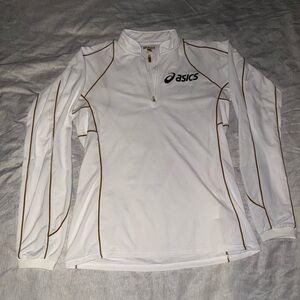 ASICS White Running Top